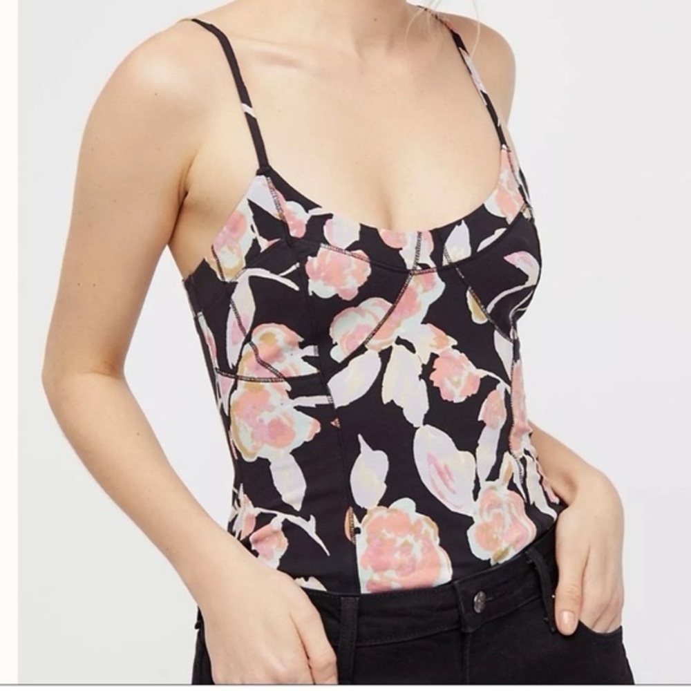 Free People Intimately Next Up Corset Cami Layering Piece